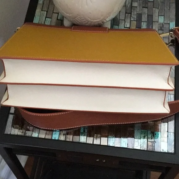 Strathberry Tricolor Crescent Colorblock Leather Shoulder Bag - Picture 2 of 16